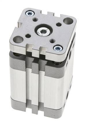 ISO 21287 Compacte Dubbelwerkende Cilinder 40-30mm - Magnetisch - Niet-roterend