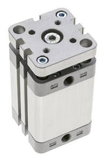 ISO 21287 Compacte Dubbelwerkende Cilinder 40-40mm - Magnetisch - Niet-roterend