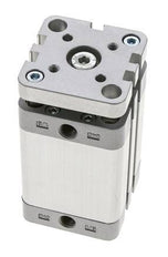 ISO 21287 Compacte Dubbelwerkende Cilinder 40-40mm - Magnetisch - Niet-roterend