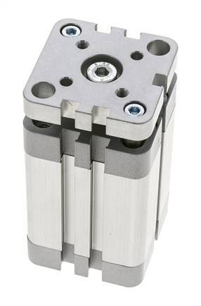 ISO 21287 Compacte Dubbelwerkende Cilinder 40-40mm - Magnetisch - Niet-roterend
