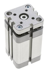 ISO 21287 Compacte Dubbelwerkende Cilinder 40-40mm - Magnetisch - Niet-roterend