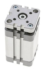 ISO 21287 Compacte Dubbelwerkende Cilinder 40-40mm - Magnetisch - Niet-roterend