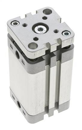 ISO 21287 Compacte Dubbelwerkende Cilinder 40-50mm - Magnetisch - Niet-roterend