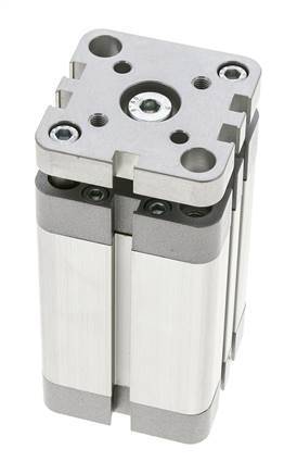 ISO 21287 Compacte Dubbelwerkende Cilinder 40-50mm - Magnetisch - Niet-roterend