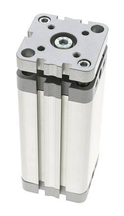 ISO 21287 Compacte Dubbelwerkende Cilinder 50-100mm - Magnetisch - Niet-roterend