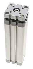 ISO 21287 Compacte Dubbelwerkende Cilinder 50-150mm - Magnetisch - Niet-roterend