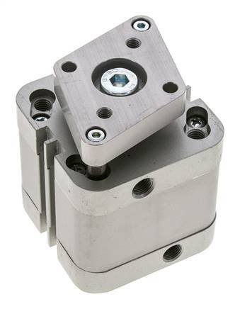 ISO 21287 Compacte Dubbelwerkende Cilinder 50-20mm - Magnetisch - Niet-roterend
