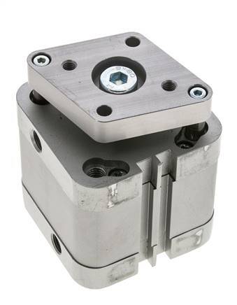 ISO 21287 Compacte Dubbelwerkende Cilinder 50-20mm - Magnetisch - Niet-roterend