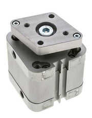 ISO 21287 Compacte Dubbelwerkende Cilinder 50-20mm - Magnetisch - Niet-roterend