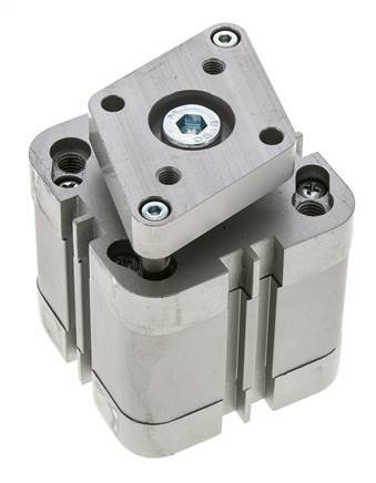 ISO 21287 Compacte Dubbelwerkende Cilinder 50-20mm - Magnetisch - Niet-roterend