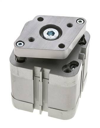 ISO 21287 Compacte Dubbelwerkende Cilinder 50-20mm - Magnetisch - Niet-roterend