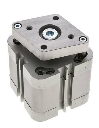 ISO 21287 Compacte Dubbelwerkende Cilinder 50-20mm - Magnetisch - Niet-roterend