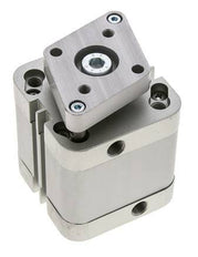 ISO 21287 Compacte Dubbelwerkende Cilinder 50-25mm - Magnetisch - Niet-roterend