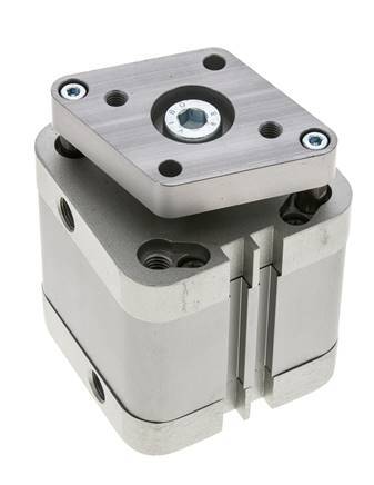 ISO 21287 Compacte Dubbelwerkende Cilinder 50-25mm - Magnetisch - Niet-roterend