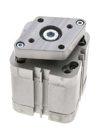 ISO 21287 Compacte Dubbelwerkende Cilinder 50-25mm - Magnetisch - Niet-roterend