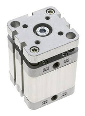 ISO 21287 Compacte Dubbelwerkende Cilinder 50-30mm - Magnetisch - Niet-roterend