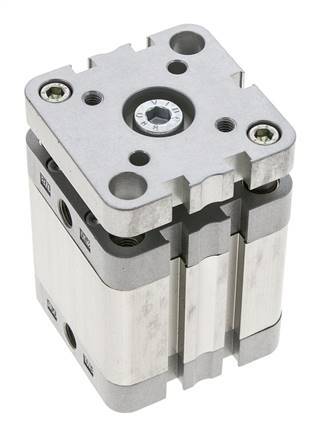 ISO 21287 Compacte Dubbelwerkende Cilinder 50-30mm - Magnetisch - Niet-roterend