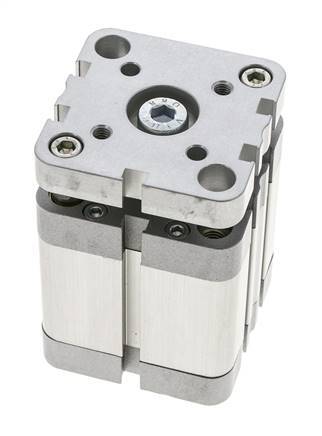 ISO 21287 Compacte Dubbelwerkende Cilinder 50-30mm - Magnetisch - Niet-roterend