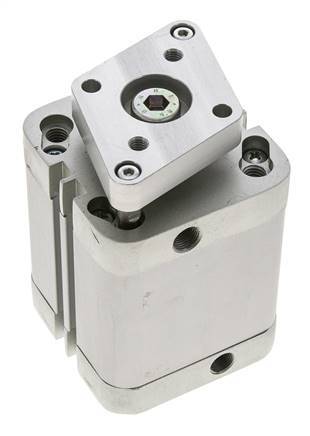 ISO 21287 Compacte Dubbelwerkende Cilinder 50-40mm - Magnetisch - Niet-roterend