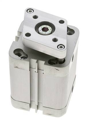 ISO 21287 Compacte Dubbelwerkende Cilinder 50-40mm - Magnetisch - Niet-roterend