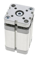 ISO 21287 Compacte Dubbelwerkende Cilinder 50-50mm - Magnetisch - Niet-roterend