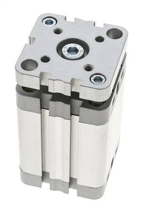 ISO 21287 Compacte Dubbelwerkende Cilinder 50-50mm - Magnetisch - Niet-roterend