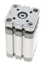 ISO 21287 Compacte Dubbelwerkende Cilinder 50-50mm - Magnetisch - Niet-roterend
