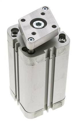 ISO 21287 Compacte Dubbelwerkende Cilinder 50-80mm - Magnetisch - Niet-roterend