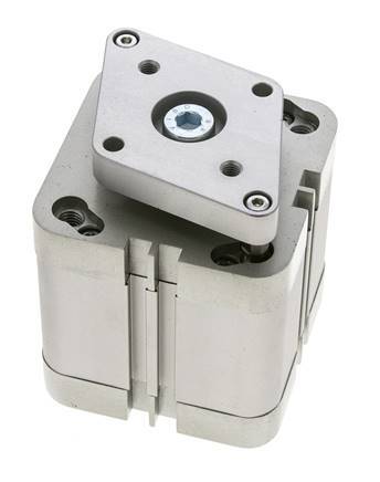 ISO 21287 Compacte Dubbelwerkende Cilinder 63-30mm - Magnetisch - Niet-roterend