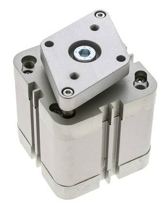 ISO 21287 Compacte Dubbelwerkende Cilinder 63-30mm - Magnetisch - Niet-roterend