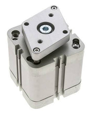 ISO 21287 Compacte Dubbelwerkende Cilinder 63-30mm - Magnetisch - Niet-roterend