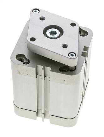 ISO 21287 Compacte Dubbelwerkende Cilinder 63-40mm - Magnetisch - Niet-roterend