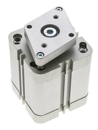 ISO 21287 Compacte Dubbelwerkende Cilinder 63-40mm - Magnetisch - Niet-roterend