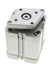 ISO 21287 Compacte Dubbelwerkende Cilinder 63-40mm - Magnetisch - Niet-roterend