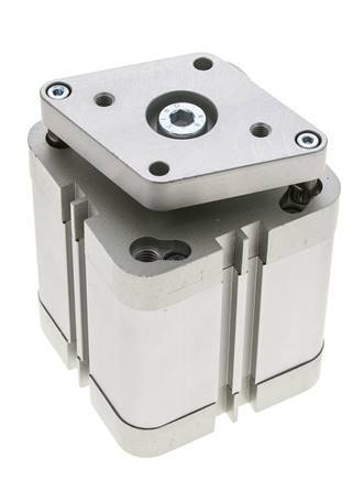 ISO 21287 Compacte Dubbelwerkende Cilinder 63-40mm - Magnetisch - Niet-roterend
