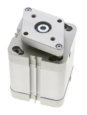 ISO 21287 Compacte Dubbelwerkende Cilinder 63-40mm - Magnetisch - Niet-roterend