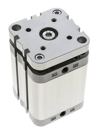 ISO 21287 Compacte Dubbelwerkende Cilinder 63-50mm - Magnetisch - Niet-roterend