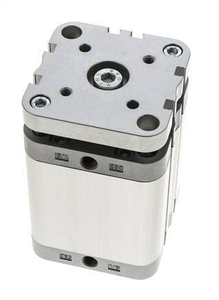 ISO 21287 Compacte Dubbelwerkende Cilinder 63-50mm - Magnetisch - Niet-roterend