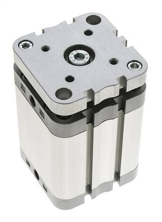 ISO 21287 Compacte Dubbelwerkende Cilinder 63-50mm - Magnetisch - Niet-roterend