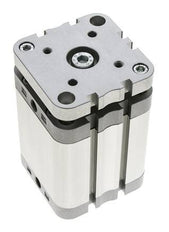 ISO 21287 Compacte Dubbelwerkende Cilinder 63-50mm - Magnetisch - Niet-roterend