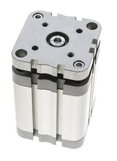 ISO 21287 Compacte Dubbelwerkende Cilinder 63-50mm - Magnetisch - Niet-roterend