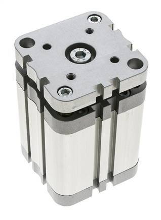 ISO 21287 Compacte Dubbelwerkende Cilinder 63-50mm - Magnetisch - Niet-roterend