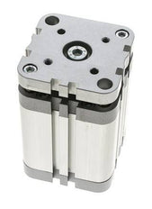 ISO 21287 Compacte Dubbelwerkende Cilinder 63-50mm - Magnetisch - Niet-roterend