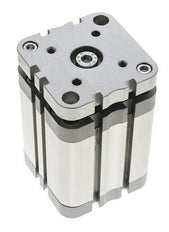 ISO 21287 Compacte Dubbelwerkende Cilinder 63-50mm - Magnetisch - Niet-roterend