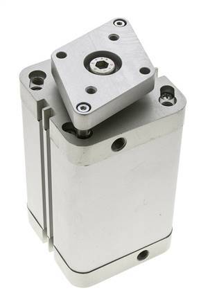 ISO 21287 Compacte Dubbelwerkende Cilinder 63-80mm - Magnetisch - Niet-roterend