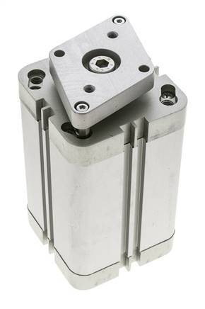 ISO 21287 Compacte Dubbelwerkende Cilinder 63-80mm - Magnetisch - Niet-roterend