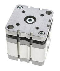 ISO 21287 Compacte Dubbelwerkende Cilinder 80-25mm - Magnetisch - Niet-roterend