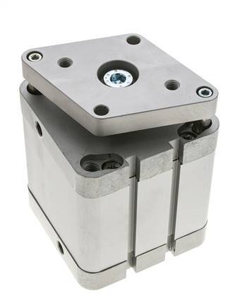 ISO 21287 Compacte Dubbelwerkende Cilinder 80-50mm - Magnetisch - Niet-roterend