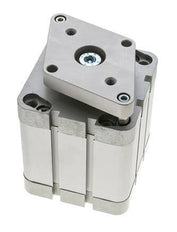 ISO 21287 Compacte Dubbelwerkende Cilinder 80-50mm - Magnetisch - Niet-roterend
