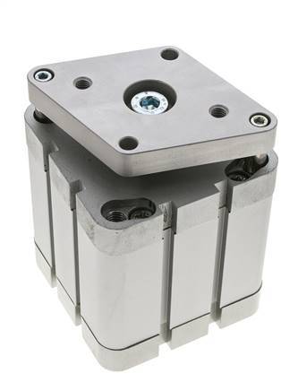 ISO 21287 Compacte Dubbelwerkende Cilinder 80-50mm - Magnetisch - Niet-roterend